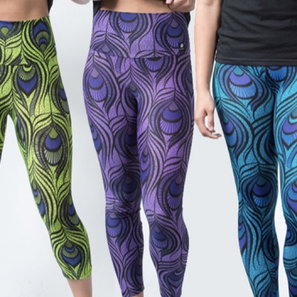 Lineage Wear Peacock Leggings - Picture 1 of 2